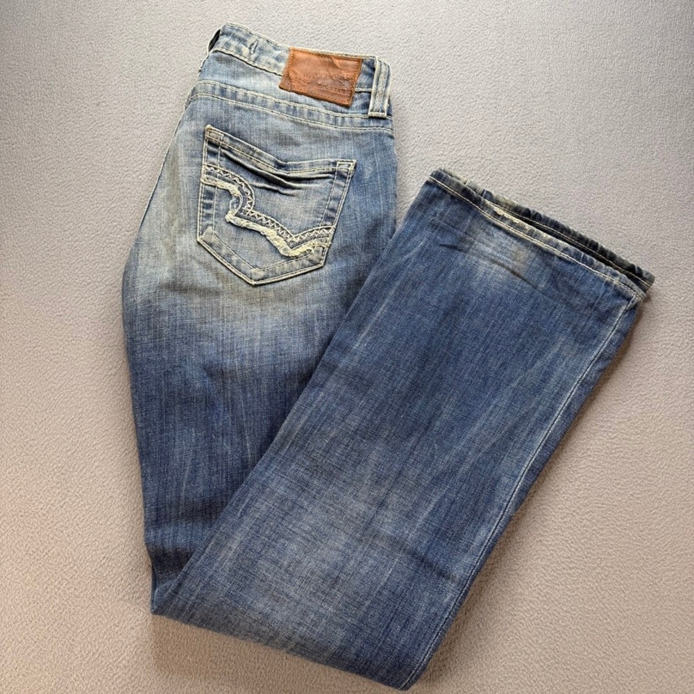 Big Star Jeans Remy Low Rise Fit Straight Leg 28R Blue Denim Flare Western Boot